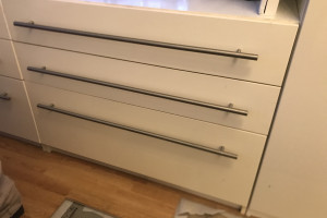 2x Ikea ladenkasten wit hoogglans